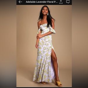 Lulu’s purple and yellow dress